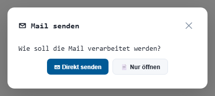 Mail-Dialog