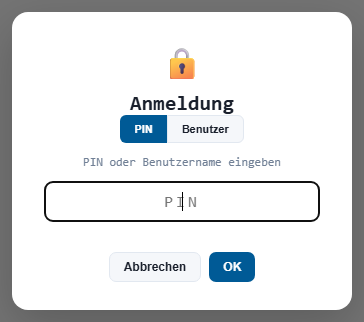PIN-Dialog
