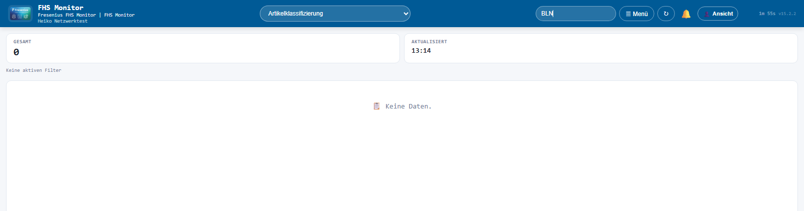 Suchfeld mit Live-Filterung